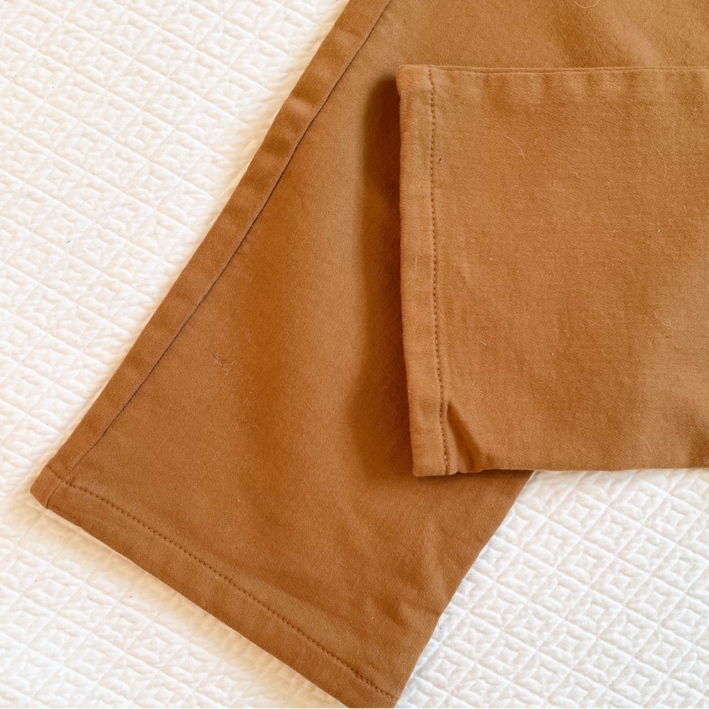 NWT Eileen Fisher Organic Cozy Stretch Slim Pants Dark Clay Size 4 - Picture 4 of 11